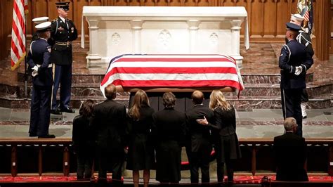George Hw Bush Honored At Texas Funeral A Life Nobly Lived Fox News