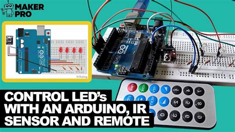 How To Control Leds With An Arduino And Ir Sensor Arduino Sensor Images