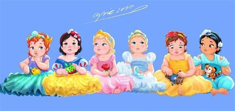 Диснеевские принцессы и злодеи в детстве милые илюстрации Life