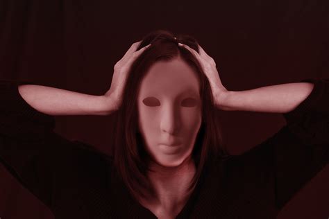 Woman Without Face Holding Her Head Free Image Download