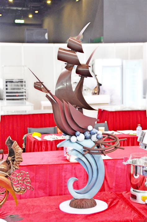 Chocolate Ship Шоколадные скульптуры Шоколадные украшения Сахарные