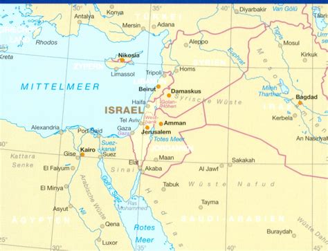 Large detailed map of israel. ÁZIA | Izrael, Palestína 1:250tis (Israel & Palestine ...