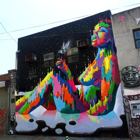 Dasic Fernandez Paints A New Piece In Bushwick New York City