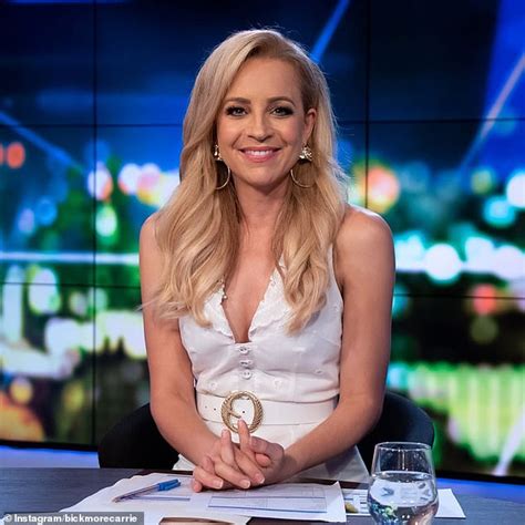 The Projects Carrie Bickmore Says She Feels Lucky To Have A Job