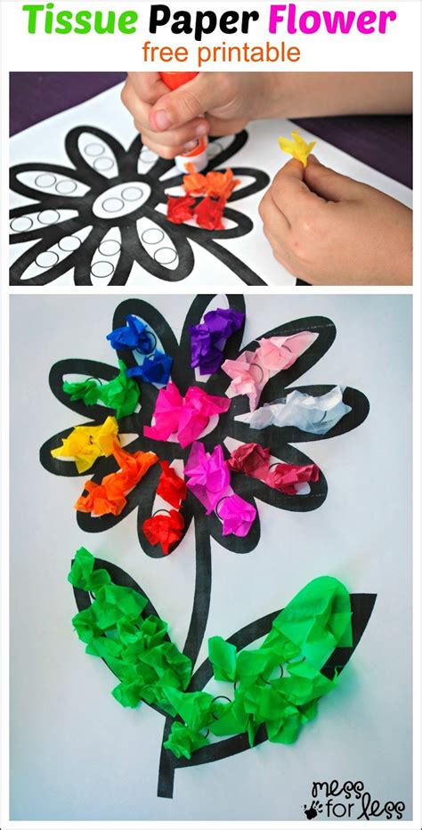 34 Tissue Paper Crafts To Make With Kids