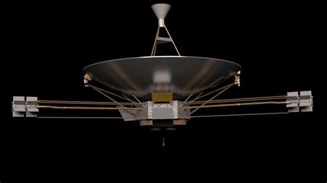 Pioneer Space Probe 3d Obj