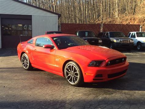 2014 Red Ford Mustang Gt With 6500 Miles