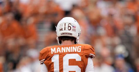 True Freshman Arch Manning Debuts For Texas Longhorns In Game Against Jonoathon Brooks Injury