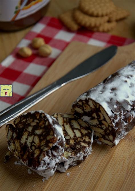 salame di cioccolato alla nutella | Ricette, Idee ...