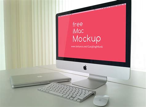 Free Psd Imac Mockup Template Templates Perfect