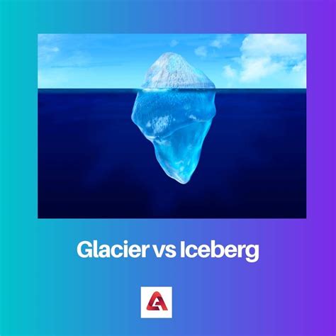Glacier Vs Iceberg Difference And Comparison