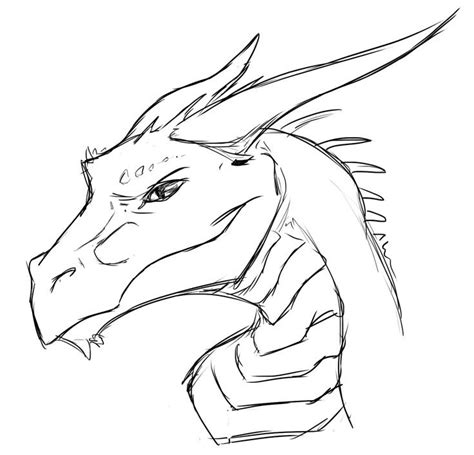 Sckhar Leviathan Dragon Face Dragon Drawing Easy Dragon