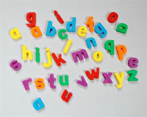 Magnetic Letters Vintage Kids Toy Abc Alphabet Education Toy