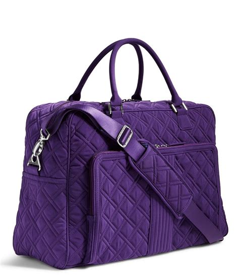 Lyst Vera Bradley Quilted Weekender Travel Bag In Purple