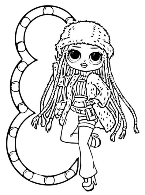 Lol Doll Omg Coloring Pages Free Wallpapers Hd