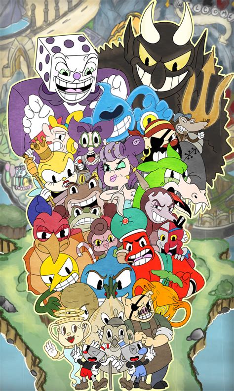 Cuphead All Characters By Pluuck On Deviantart