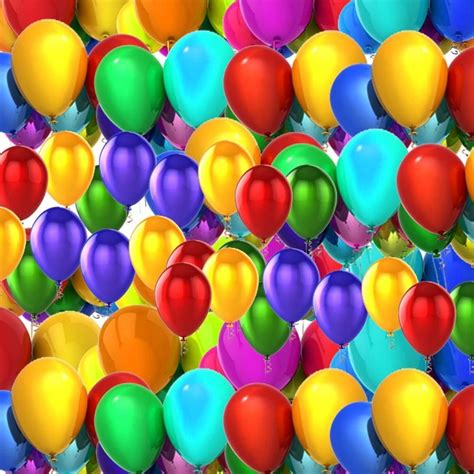 Aofoto 10x10ft Colorful Balloons Photography Backdrop