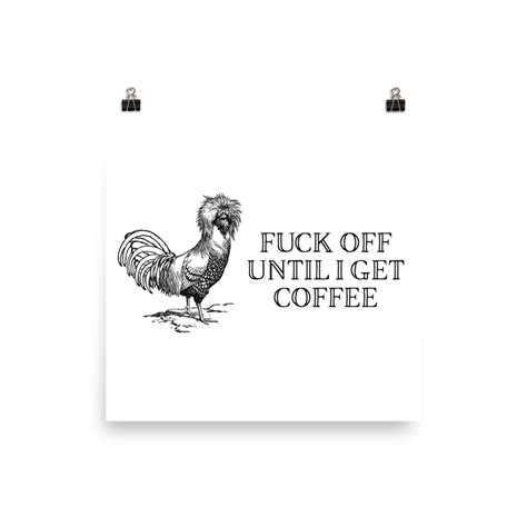 Coffee Poster Effin Birds