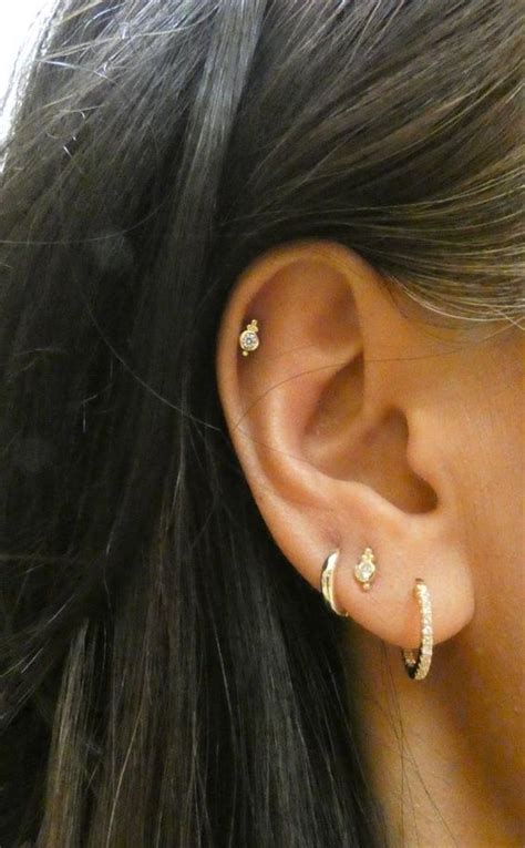 15 Trendy Stacked Lobe Piercing Ideas To Try Right Now Styleoholic