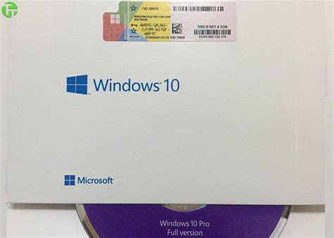 Win 10 Pro Coa License Sticker Windows 10 Pro Pack 32 Bit 64 Bit
