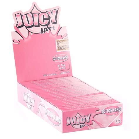juicy jays cotton candy 1 4 rolling papers and supplies gosensi