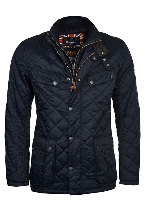 Barbour International Windhield Quilted Jacket Navy Mqu0715ny91