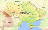 Mappa dell'Ucraina - freeworldmaps.net