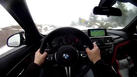 2015 Bmw M4 Convertible Winter Test Drive Youtube