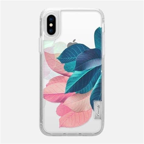 Casetify Iphone X Classic Grip Case Floral Leaves By Priyanka Chanda