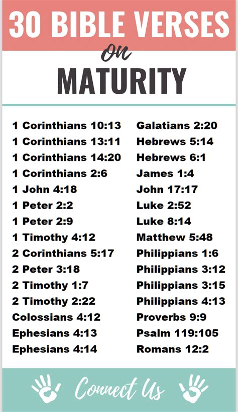 30 Bible Verses On Maturity Bible Scriptures Bible Study Verses