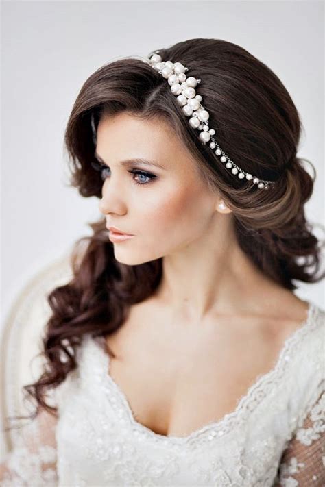 Kumral Açık Gelin Saçı Modelleri Wedding Hairstyles For Long Hair