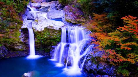 autumn-paradise-nature-foreset-waterfalls-hd-wallpaper-wallpapers13-com