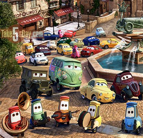Take Five A Day Blog Archive Disney Pixar Cars 2 New Massive Cars