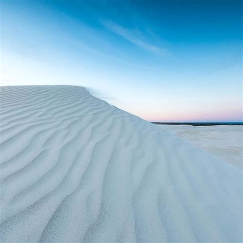 Epic White Sand Dunes Wa Coast Close To The Pinnacles