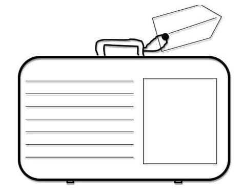 Suitcase Template Printable Printable World Holiday
