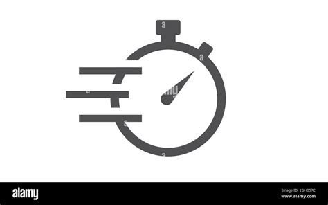 Stopwatch Timer Icon Vector Isolated Editable Illustration Stock