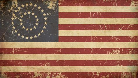 Us Civil War Union Aged Flag Stock Illustration Download Image Now