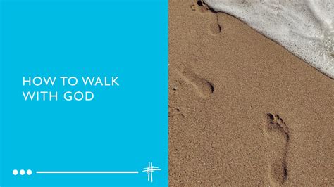 How To Walk With God Trinity Baptist Church
