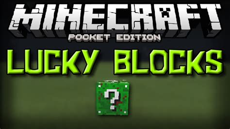Lucky Blocks Camouflage Mod Minecraft Pocket Edition Youtube