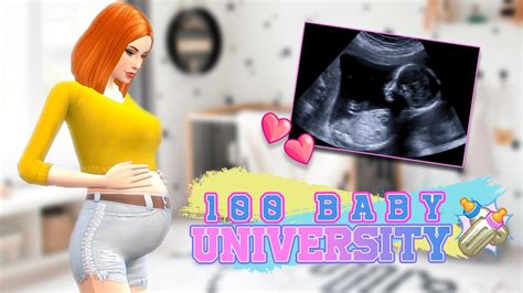 First Pregnancy The Sims 4 100 Baby University Challenge