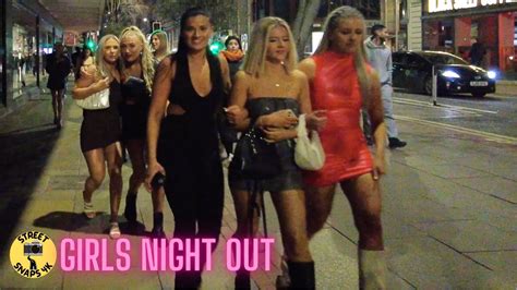 GIRLS NIGHT OUT EXCLUSIVE MANCHESTER UK NIGHTLIFE WALK YouTube