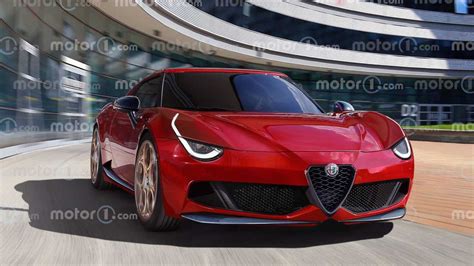 Alfa Romeo Testing New Sports Car In Brussels