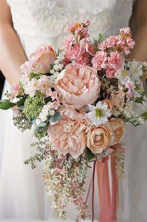 Peony Wedding Bouquet Blush Bouquet Wedding Artificial Flowers