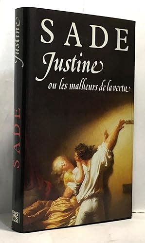Justine Ou Les Malheurs De La Vertu De Sade Abebooks