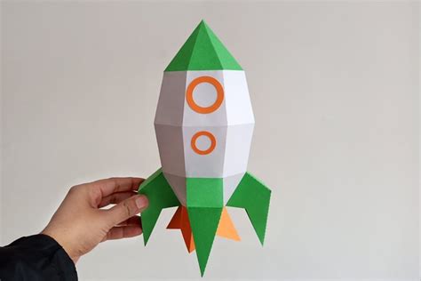 Diy Rocket 3d Papercraft