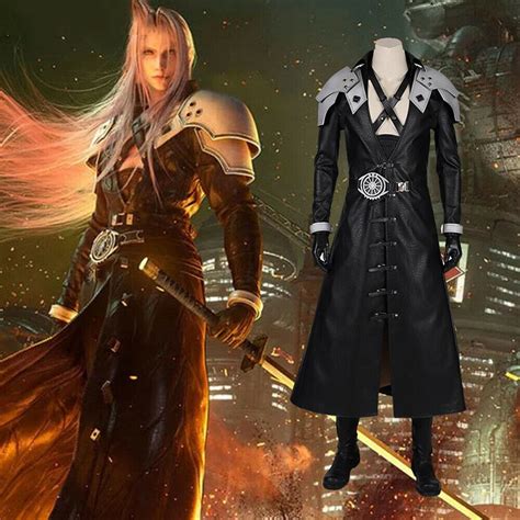 Final Fantasy Vii Ff7 Remake Sephiroth Cosplay Costume Lot Outfits