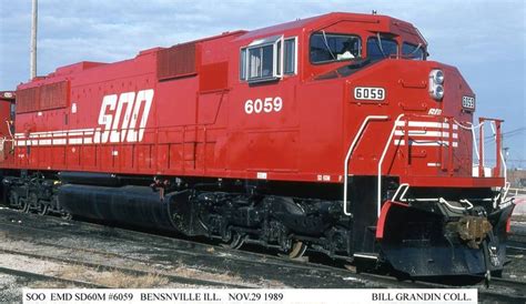 Soo Line Emd Sd60m 6059 Railroad Photography Canadian Pacific