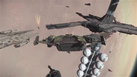 Star Citizen Uee Fleet And Up Close With A Javelin Destroyer Youtube