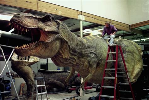 Image Jurassic Park Iii T Rex Animatronic Bts 00001