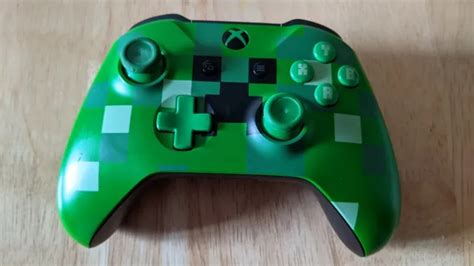 Xbox One Controller Minecraft Creeper Regular Battery Cover See Picture